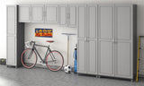Ameriwood Home Kendall 54-in W x 20.31-in H x 12.43-in D Wall-mounted Composite Wood Garage Cabinet in Gray