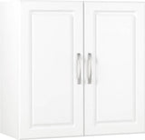 Ameriwood Home Kendall 23.43-in W x 23.68-in H x 12.437-in D Wall-mounted Composite Wood Garage Cabinet in White