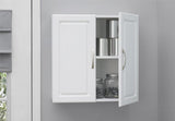 Ameriwood Home Kendall 23.43-in W x 23.68-in H x 12.437-in D Wall-mounted Composite Wood Garage Cabinet in White