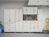 Ameriwood Home Kendall 23.43-in W x 23.68-in H x 12.437-in D Wall-mounted Composite Wood Garage Cabinet in White