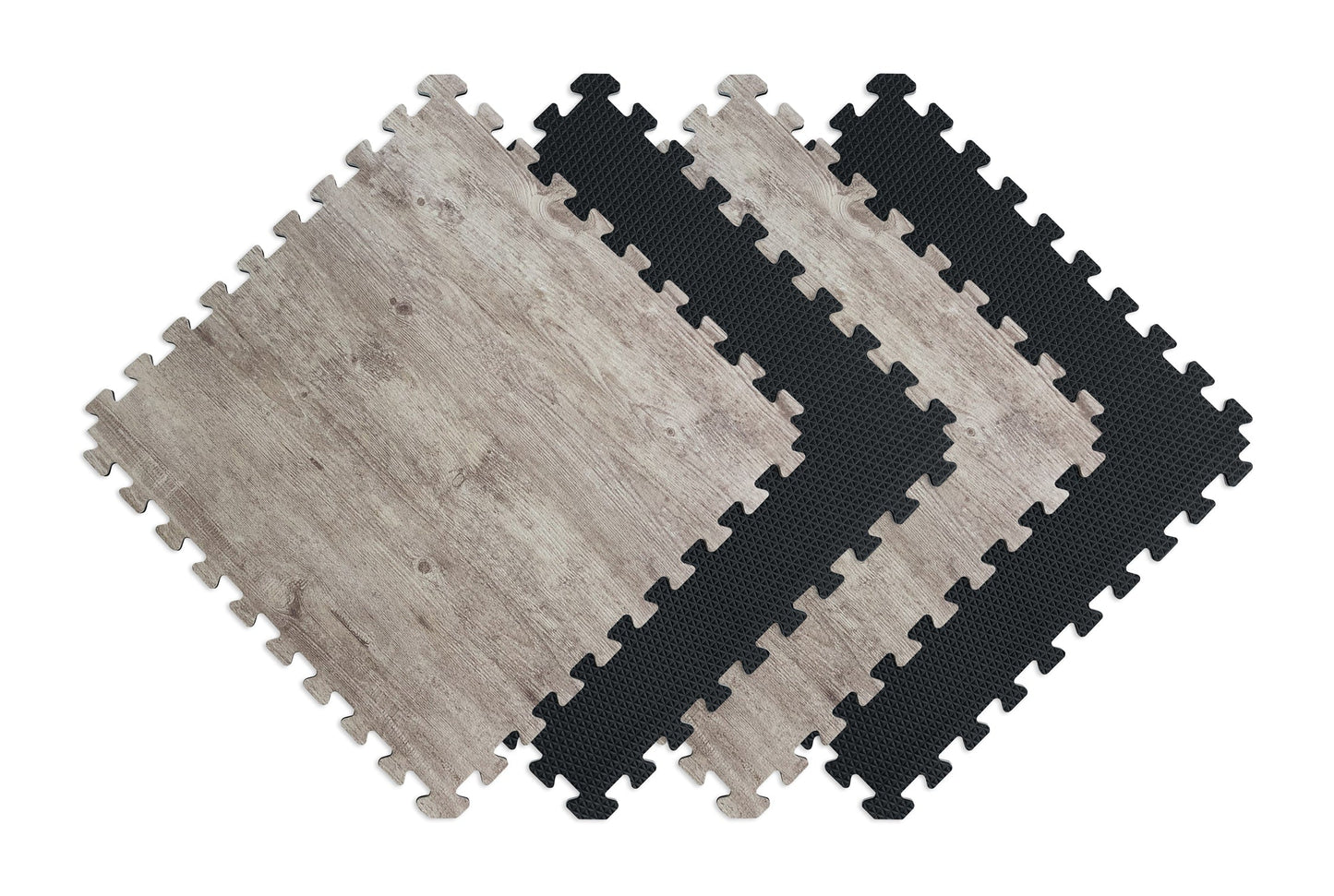 Norsk 24-in W x 24-in L x 0.5-in T Interlocking Foam Gym Floor Tile (16-sq ft) (4-Pack)