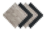 Norsk 24-in W x 24-in L x 0.5-in T Interlocking Foam Gym Floor Tile (16-sq ft) (4-Pack)