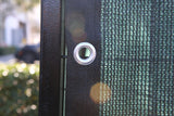 NCSNA 10-ft H x 10-ft W Dark Green Hdpe Chain Link Fence Screen