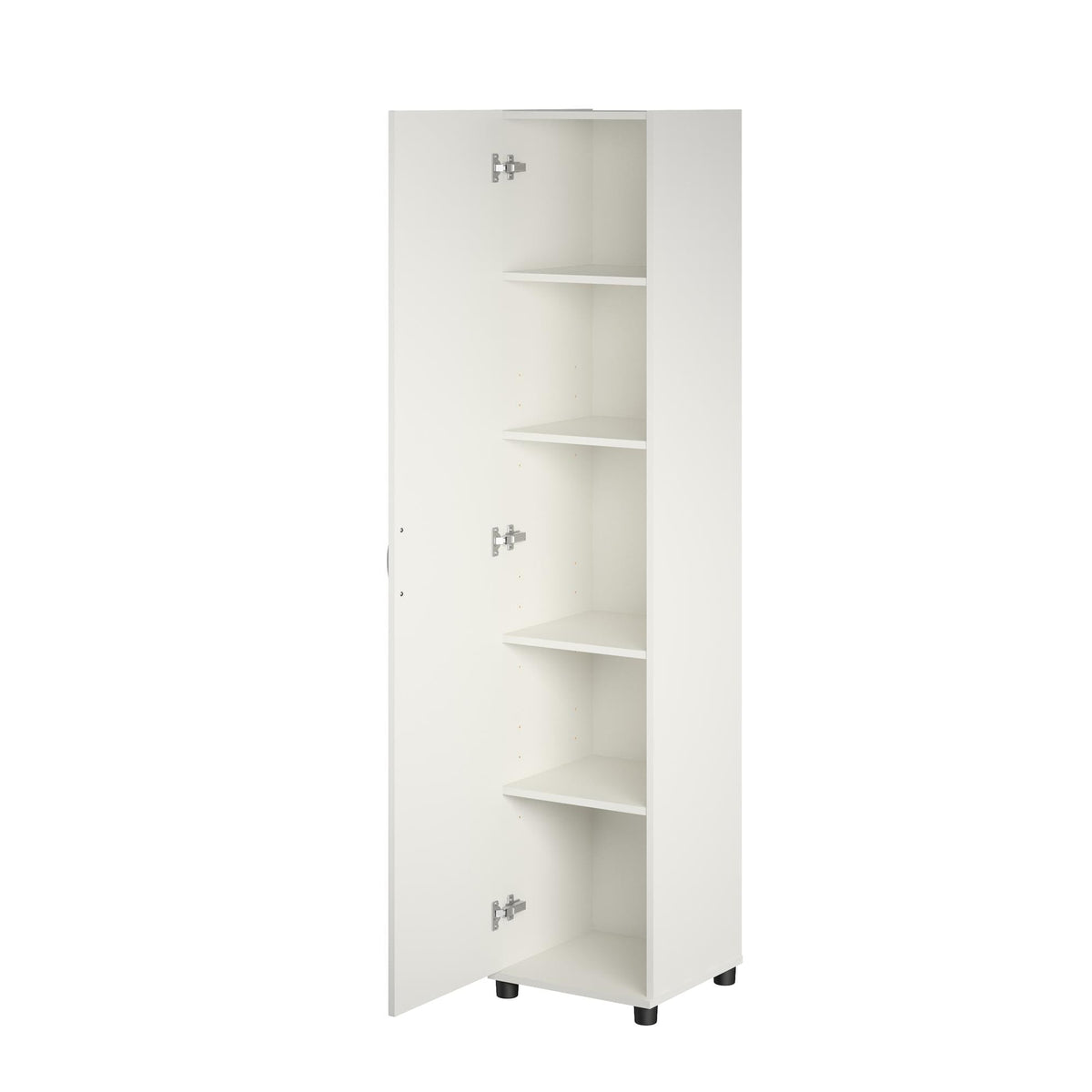 Ameriwood Home Callahan 15.67-in W x 74.29-in H x 15.39-in D Freestanding Composite Wood Garage Cabinet in White