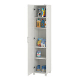 Ameriwood Home Callahan 15.67-in W x 74.29-in H x 15.39-in D Freestanding Composite Wood Garage Cabinet in White