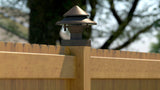 Kichler 4-in x 4-in 250-Lumen 3-Watt Olde Bronze Low Voltage Hardwired LED Outdoor Post Cap Light (3000 K)