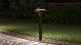 Kichler 3-Watt Olde Bronze Low Voltage Hardwired LED Path Light, 200 Lumens, 3000K