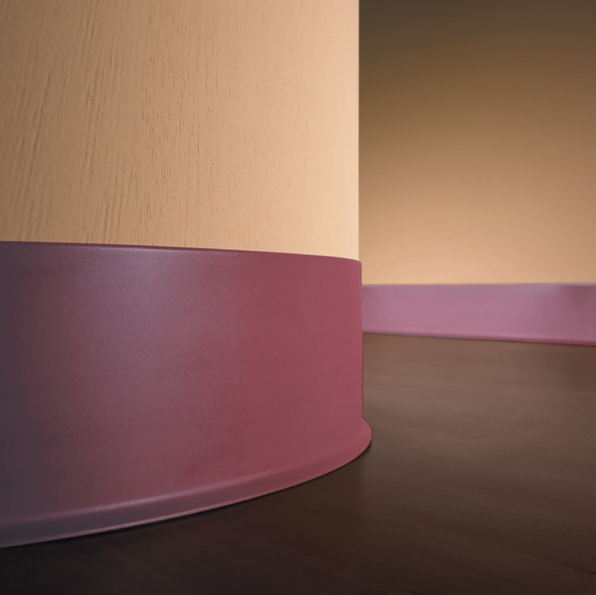 Flexco Plum Pudding 0.125-in T x 6-in W x 48-in L Vinyl Wall Base