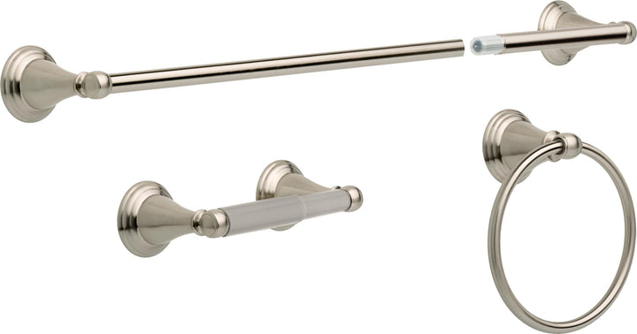 Delta 3-Piece Windemere SpotShield Brushed Nickel Decorative Bathroom Hardware Set