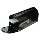 Reliant Large, Locking, Post Mount Mailbox, Black - Super Arbor