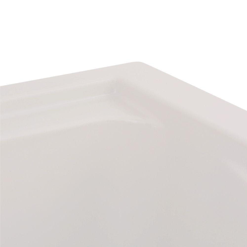 Evolution 60 in. x 36 in. Whirlpool Tub with EverClean Reversible Drain in White - Super Arbor