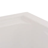 Evolution 60 in. x 36 in. Whirlpool Tub with EverClean Reversible Drain in White - Super Arbor