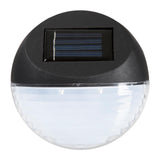 Solar Powered Black Round LED Light (4-Pack) - Super Arbor