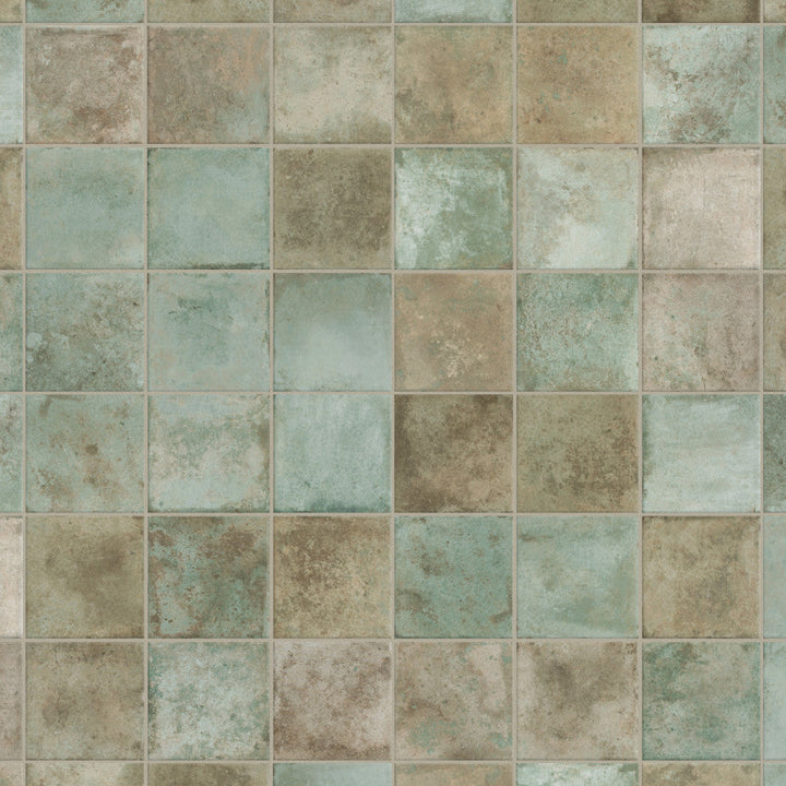 Merola Tile Kings Etna Sage 13-1/8 in. x 13-1/8 in. Ceramic Floor and Wall Tile