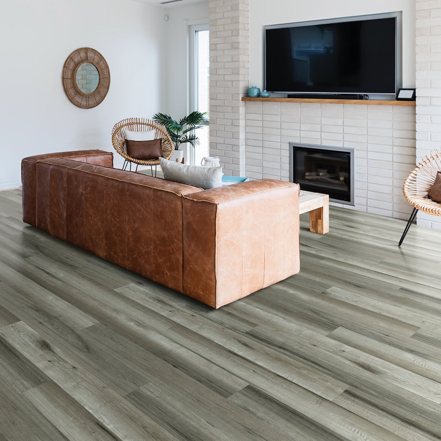 Shaw Matrix with Advance Flex Technology Harper Maple 6-in Wide x 3-1/5-mm Thick Waterproof Interlocking Luxury Vinyl Plank Flooring (23.63-sq ft)