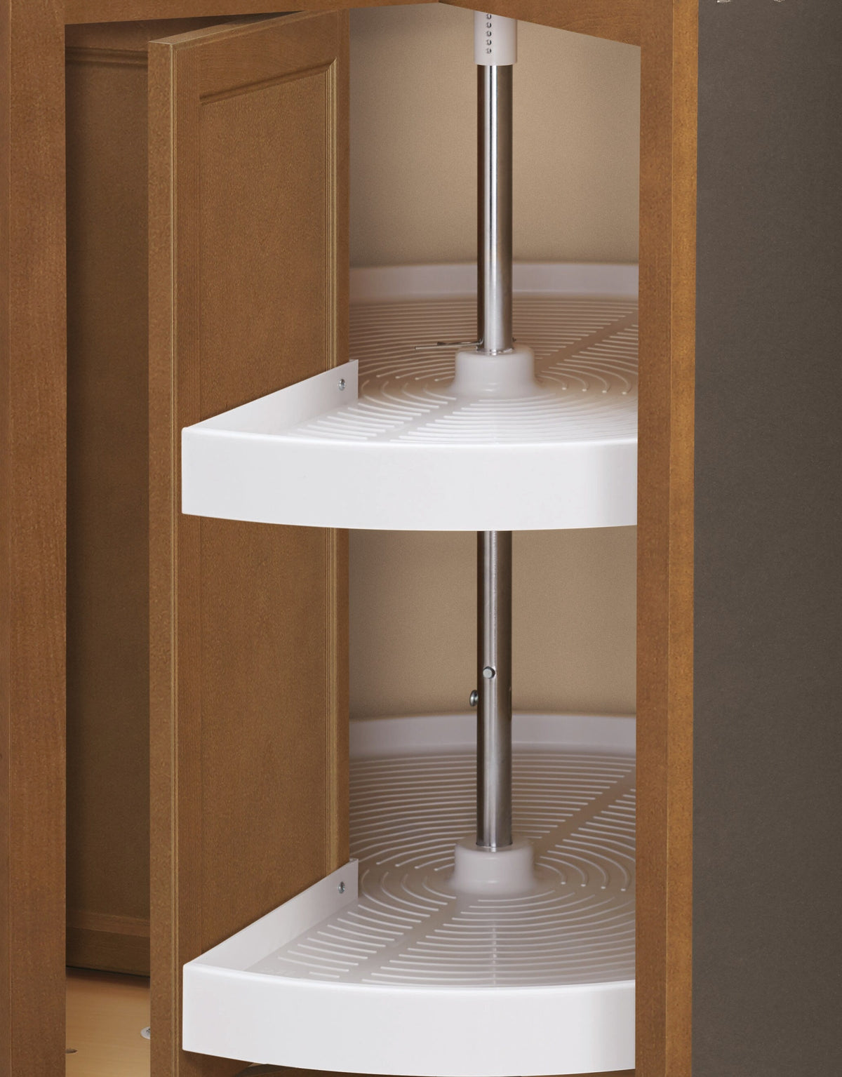 Diamond NOW Weyburn 36-in W x 35-in H x 23.75-in D Saddle Lazy Susan Corner Base Stock Cabinet