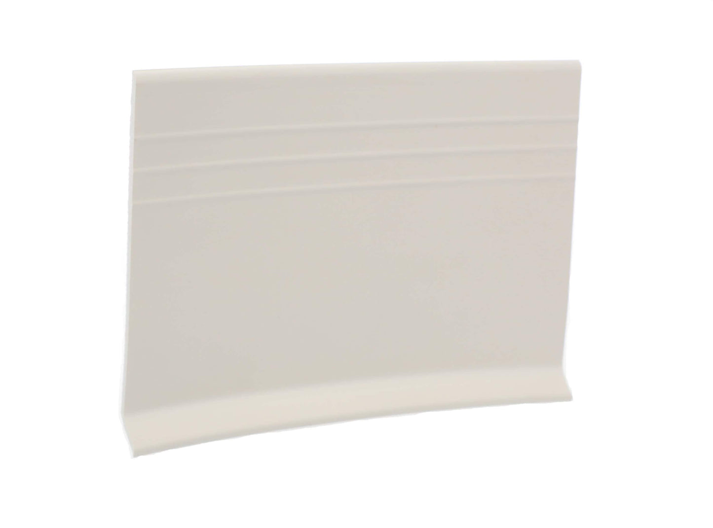 Flexco Merit Base Sculpture Arctic White 4.25-in x 480-in Vinyl Floor Base