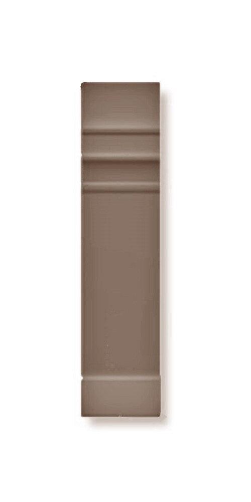 Flexco Merit Base Sculpture Arctic White 4.25-in x 480-in Vinyl Floor Base