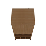 Manhattan Comfort Hampton Black 6-Shelf Office Cabinet