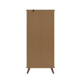 Manhattan Comfort Hampton Maple Cream 6-Shelf Office Cabinet