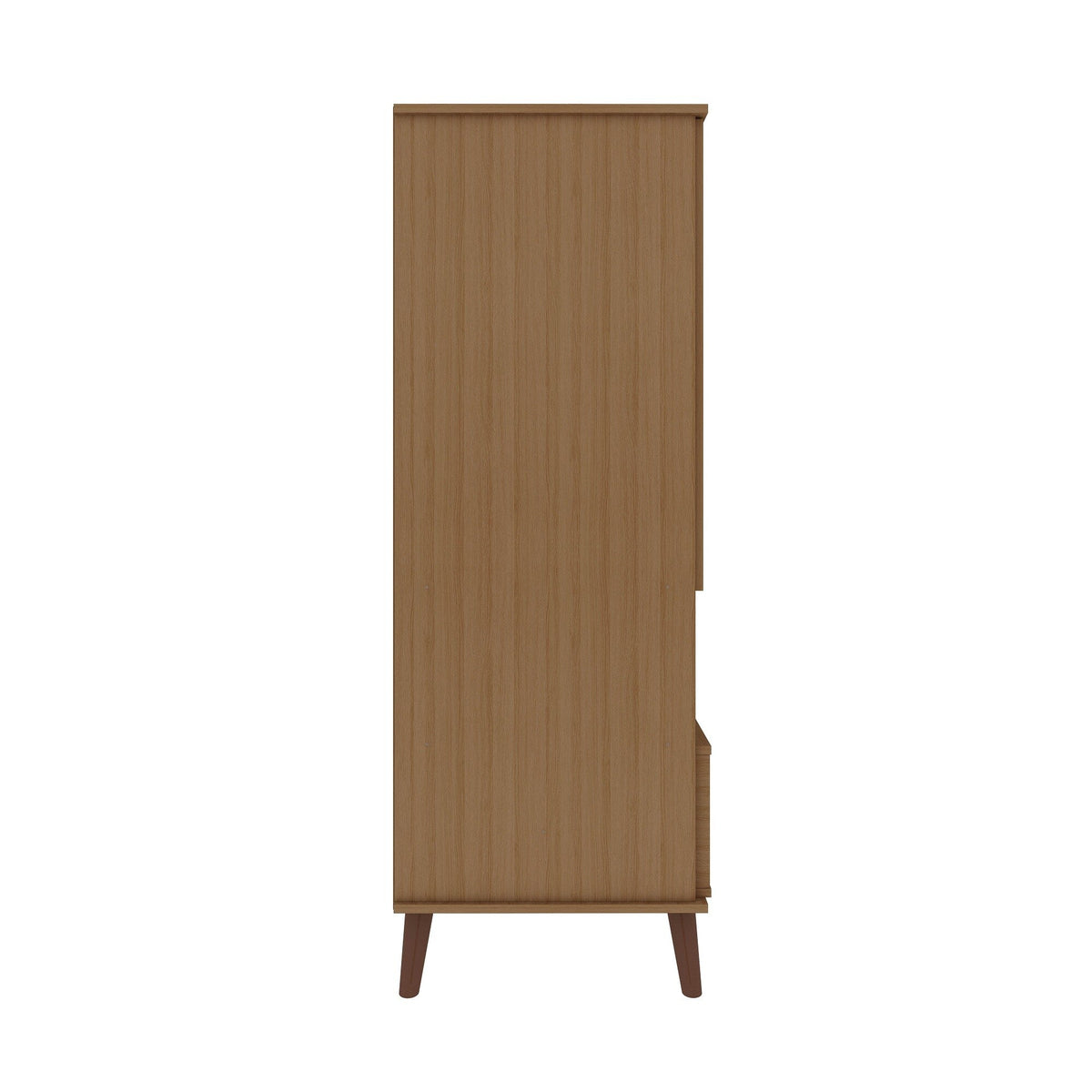Manhattan Comfort Hampton Black 6-Shelf Office Cabinet