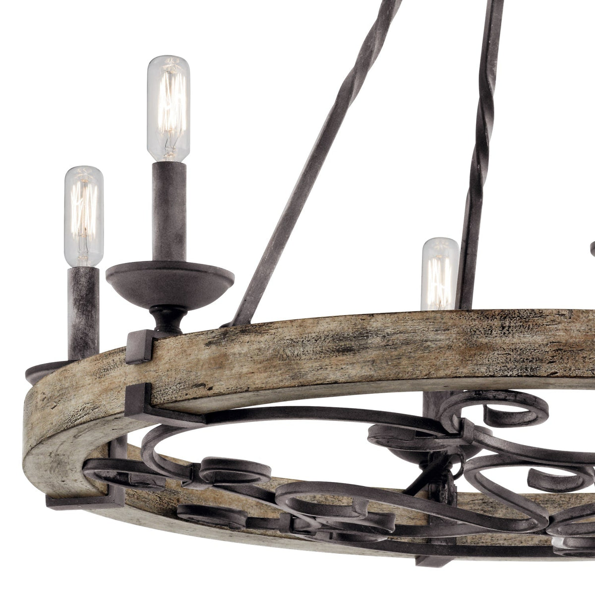 Kichler Taulbee 6-Light Gray Traditional Chandelier