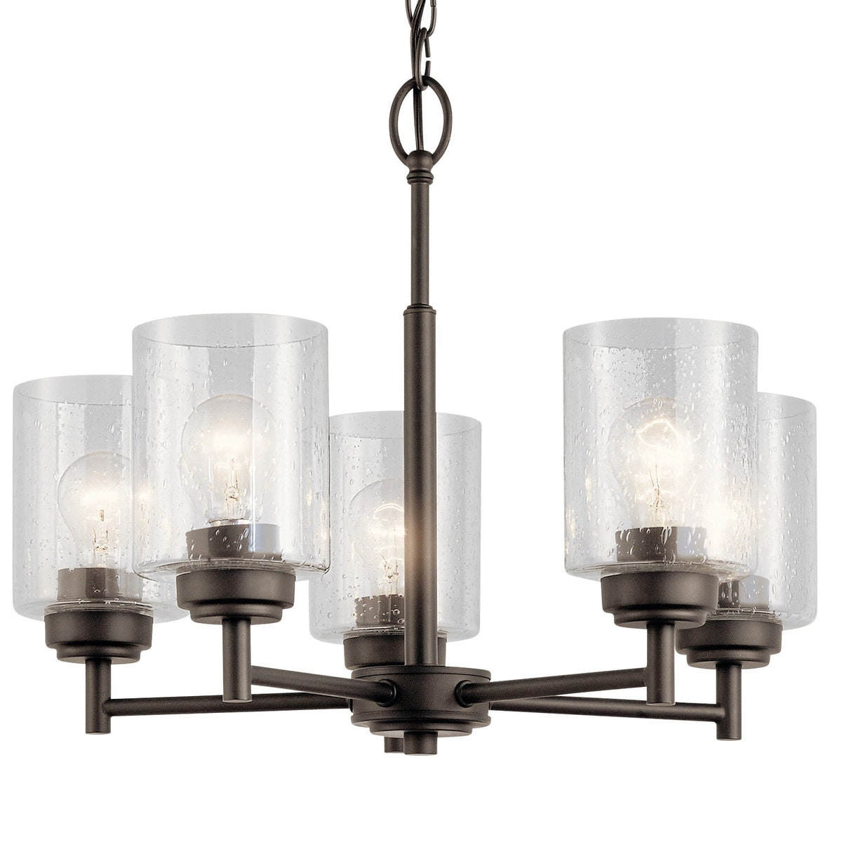 Kichler Winslow 5-Light Antique Bronze Modern/Contemporary Chandelier