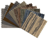 Perfection Floor Tile Vintage Wood Collection 6-Piece 20-in x 20-in Chestnut Interlocking Luxury Vinyl Tile (16.7-sq ft)