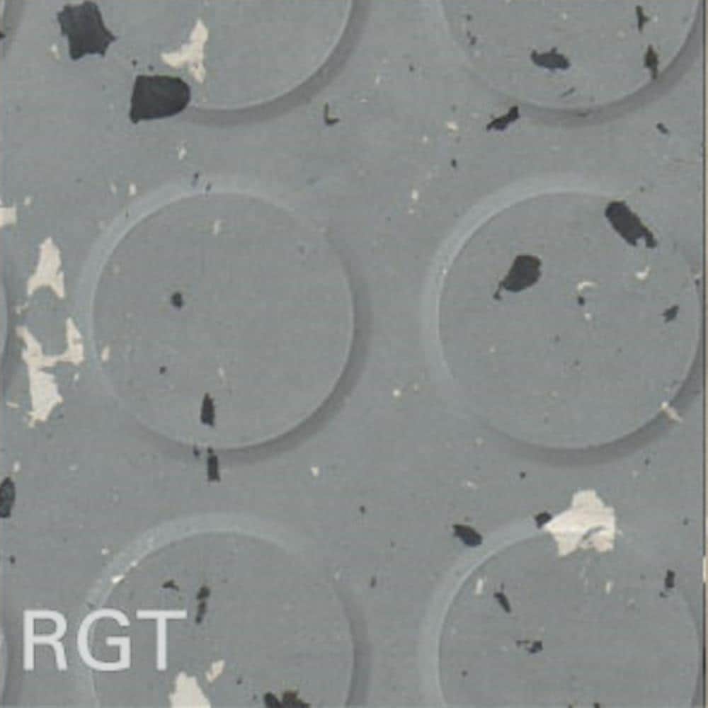Flexco Nickel Gray Solid 18-in W x 18-in L Glue Down Vinyl Tile Flooring (2.25-sq ft/ Piece)