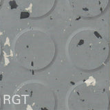 Flexco Nickel Gray Solid 18-in W x 18-in L Glue Down Vinyl Tile Flooring (2.25-sq ft/ Piece)