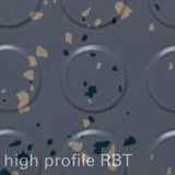 Flexco High Profile Radial RBT Blue Shadow 18-in x 18-in Vinyl Tile Flooring (2.25-sq ft)