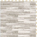 Perfection Floor Tile Master Mosaic Castle Stone/Satin 20-in x 20-in Water-Resistant Interlocking Luxury Flooring, 16.7-sq ft Carton