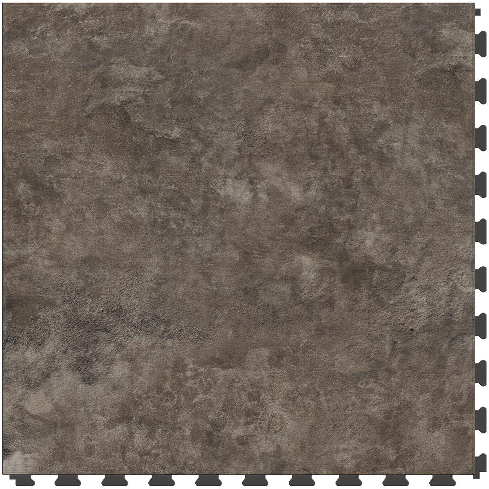Perfection Floor Tile Stonecraft Collection Pacific Slate/Satin 20-in x 20-in Water-Resistant Interlocking Luxury Flooring, 16.7-sq ft Carton