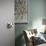 Bowery Matte Black Passage Hall/Closet Door Knob with Greyson Trim - Super Arbor
