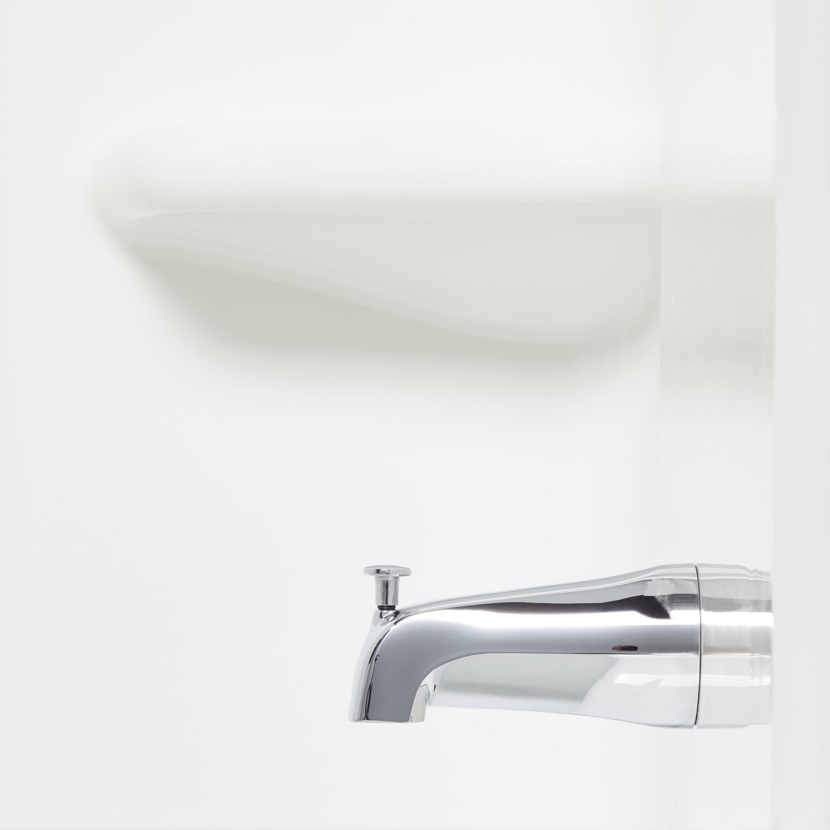 Delta Chrome Bathtub Spout with Diverter, Universal Fit, 6.69-in Length