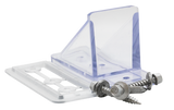 STINGER Snow Guard 50ct 1.5-in x 4-in Clear Polycarbonate Pad-Style Roof Snow Guard
