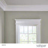 Valspar The Perfect White Semi-Gloss 100% Acrylic Latex Paint + Primer, Interior/Exterior, 1-Gallon (128-fl oz)