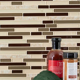 MSI Amalfi Cafe Interlocking 12 in. x 12 in. x 6 mm Glass and Porcelain Mesh-Mounted Mosaic Tile (15 sq. ft./case)
