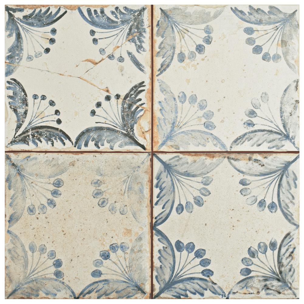 Oldker 13 in. x 13 in. Ceramic Floor and Wall Tile (12.2 sq. ft. / case) - Super Arbor