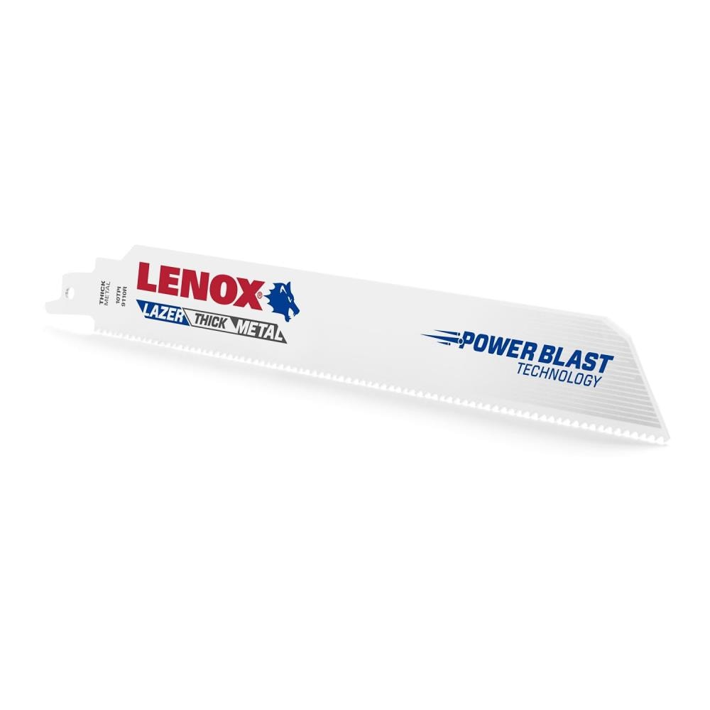LENOX 5-Pack 9-in 10-TPI Bi-Metal Reciprocating Saw Blades