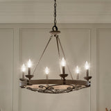 Kichler Taulbee 6-Light Gray Traditional Chandelier