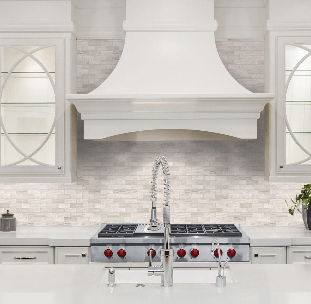 Satori Mystery 12-in x 12-in Polished Natural Stone Marble Look Mosaic Floor and Wall Tile (0.97-sq. ft/ Piece)