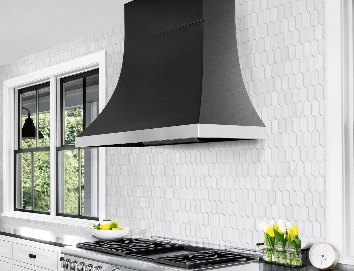 Satori Bianco Dolomite Picket 10-in x 13-in Polished Natural Stone Marble Look Arabesque Mosaic Wall Tile (0.96-sq. ft/ Piece)