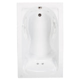 Cadet EverClean 72 in. x 42 in. Whirlpool Tub in White