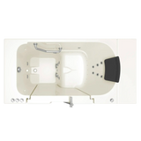 American Standard Gelcoat Premium 52 in. Left-Hand Walk-In Whirlpool and Air Bathtub in White