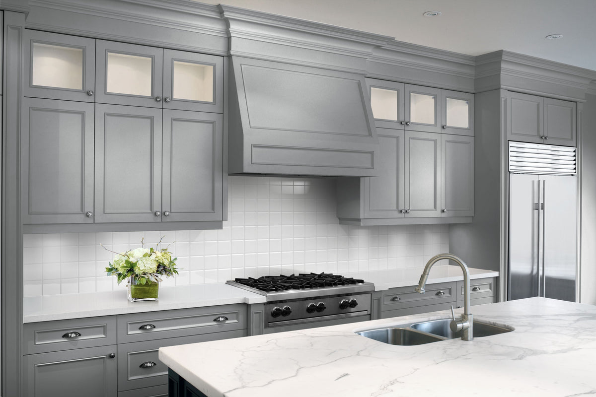 Satori Hudson Brilliant White 4-in x 4-in Glossy Ceramic Subway Wall Tile (10.12-sq. ft/ Carton)