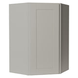 Shaker Assembled 24x30x12 in. Diagonal Corner Wall Kitchen Cabinet in Satin White