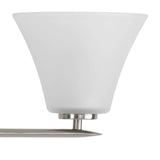 Progress Lighting Bravo 3-Light Brushed Nickel Transitional Chandelier