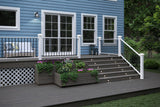 Deckorators 3/4-in x 26-in Black Aluminum Round Deck Baluster (10-Pack)