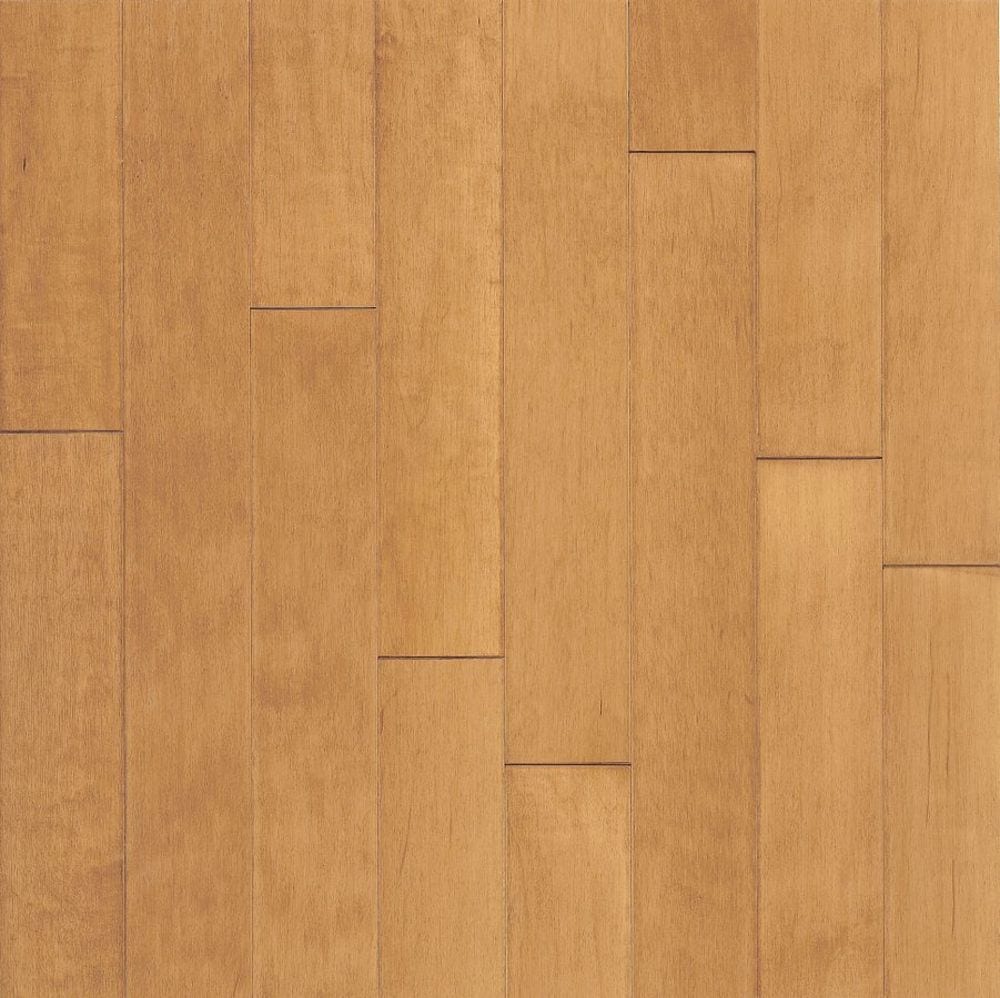 Bruce Turlington American Exotics Caramel Maple 5-in W x 3/8-in T x 60-in Smooth/Traditional Engineered Hardwood Flooring (36.5-sq ft / Carton)
